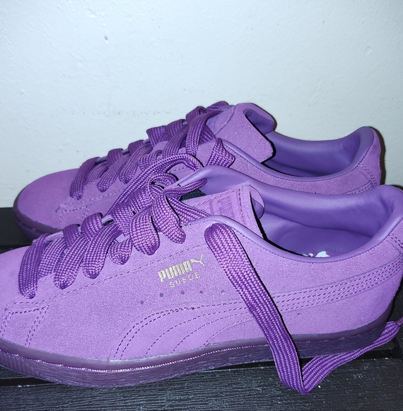 Puma Shoes - PUMA Women's Violet Suede Sneakers